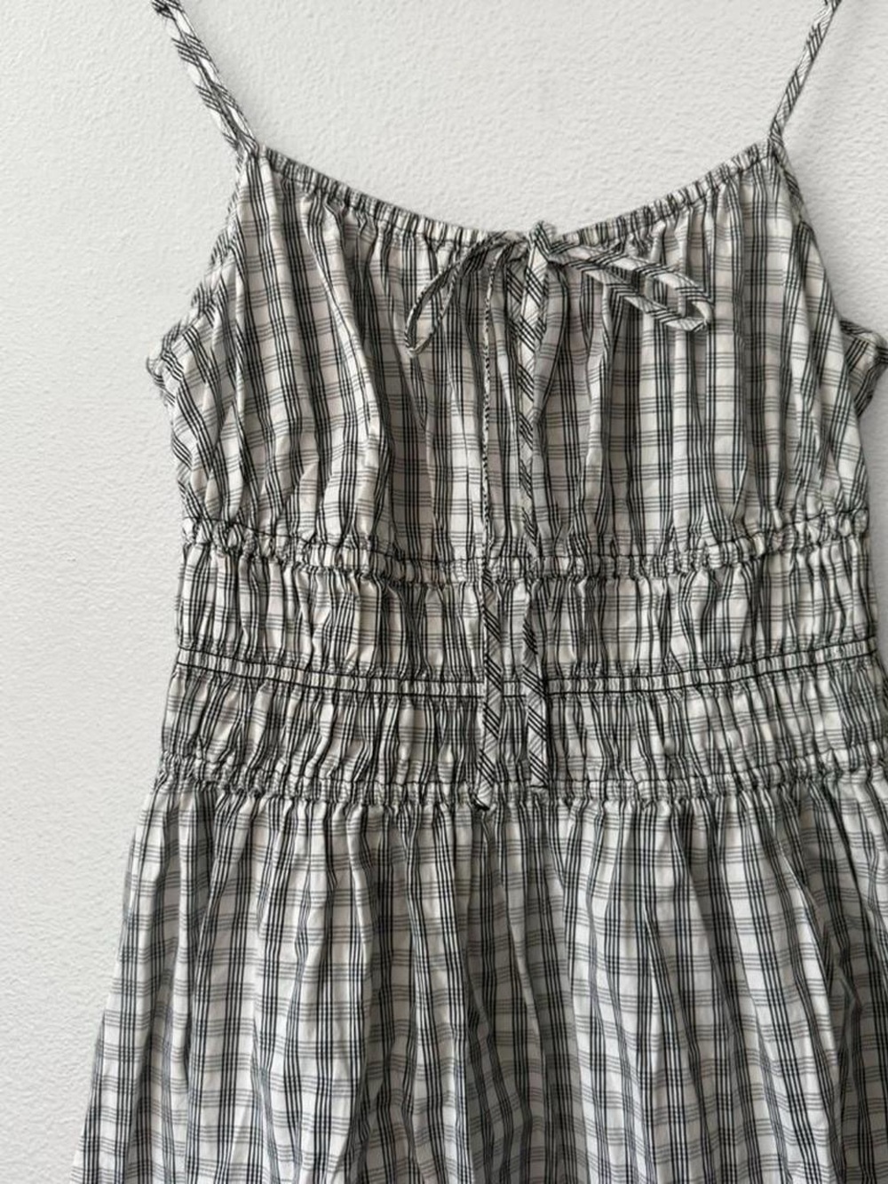NWT! Universal Thread Sleeveless Gingham Smocked Midi Dress - Picture 2 of 3